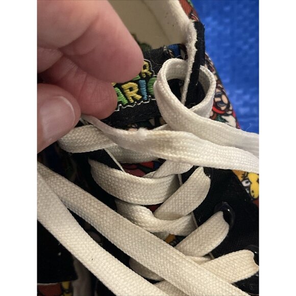 Super Mario Brothers Boys Lace Up Shoe,Nintendo, Sz‎ 1 all over Mario print - Picture 16 of 16